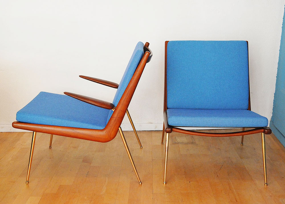 fauteuils-boomerang-hvidt-nielsen odile vintage vevey
