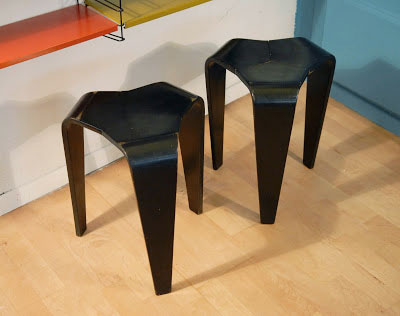 tabourets-peclard-horgenglarus odile vintage vevey