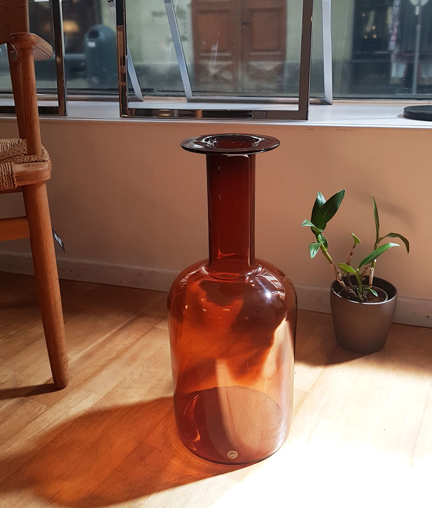 gulvase-holmegaard-ambre-odile-vintage-vevey