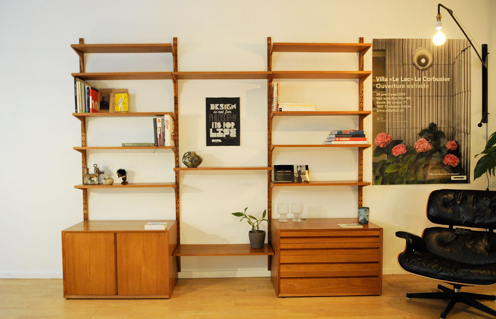 poul cadovius bibliotheque odile vintage vevey