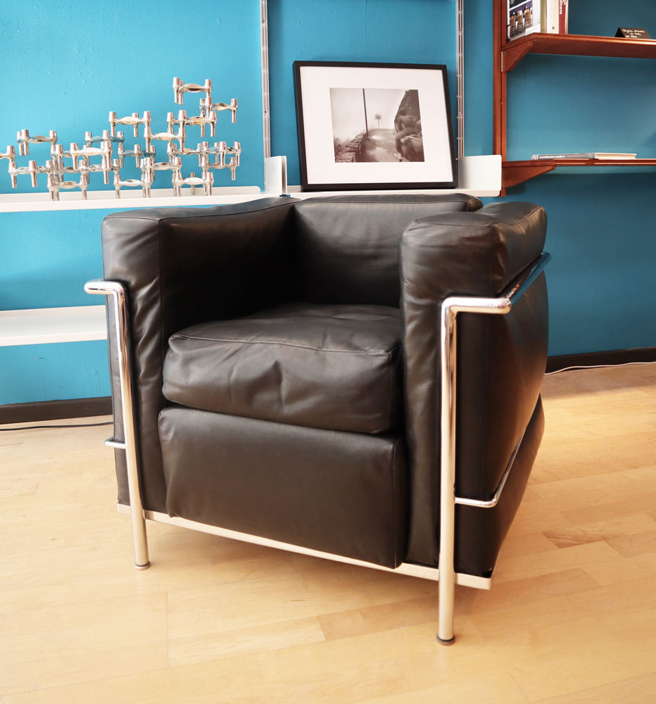 fauteuil-lc2-1120- cassina odile vintage vevey