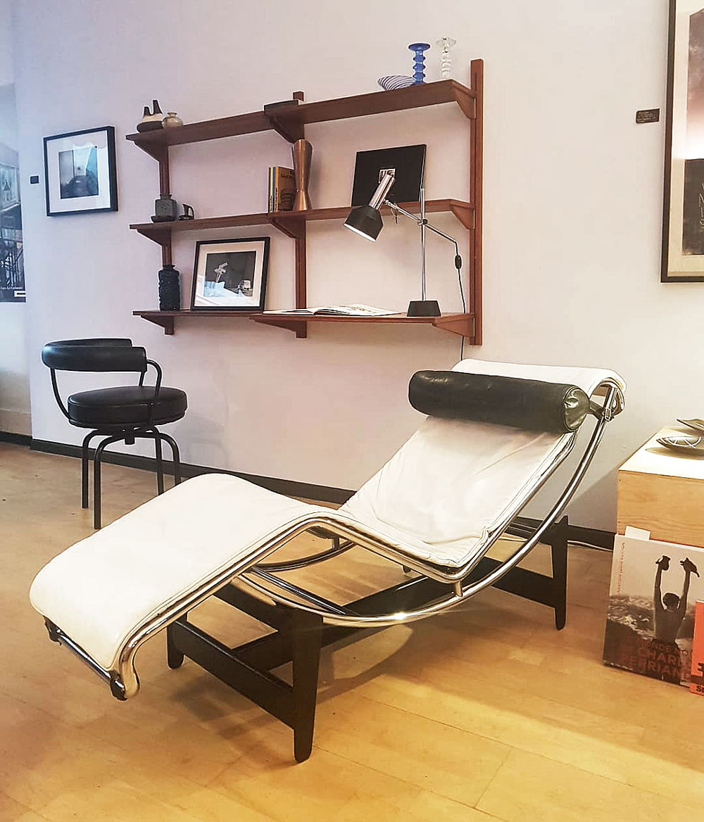 chaise-longue-lc4-bicolore odile vintage vevey