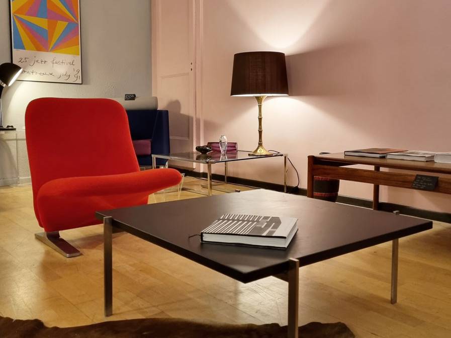 table-basse-kjaerholm-hansen odile vintage vevey