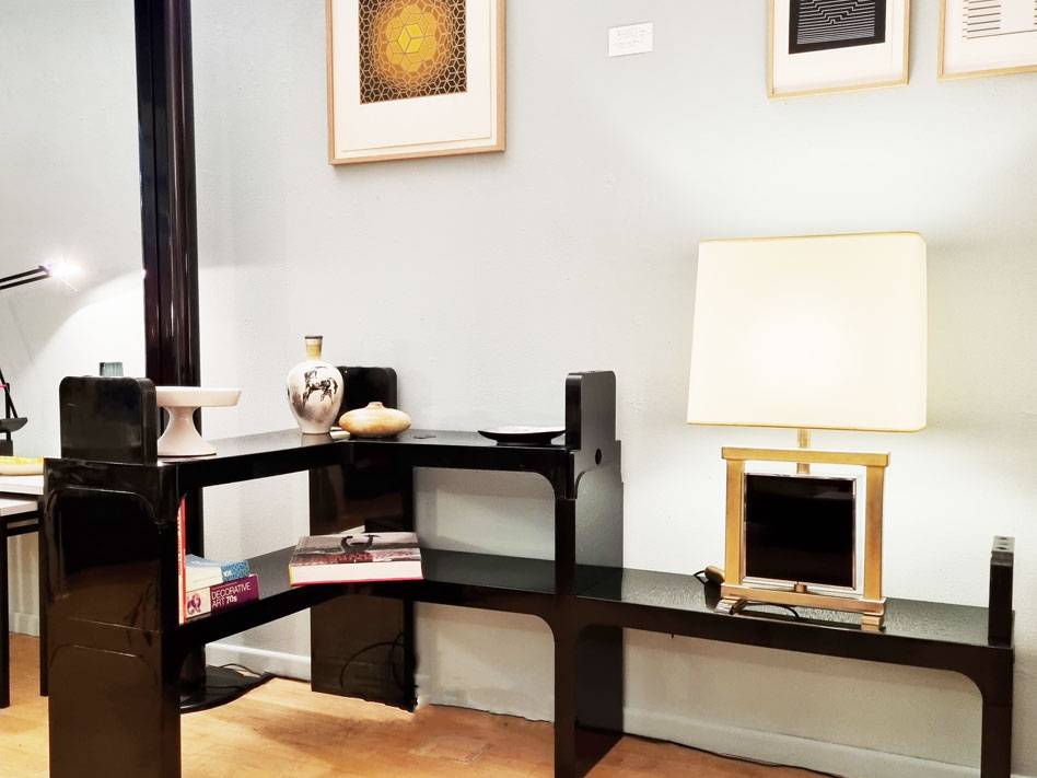 etagere-olaf-von-bohr-noire galerie odile vevey