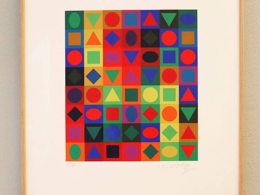 majus-serigraphie-vasarely-e.a. galerie odile vevey
