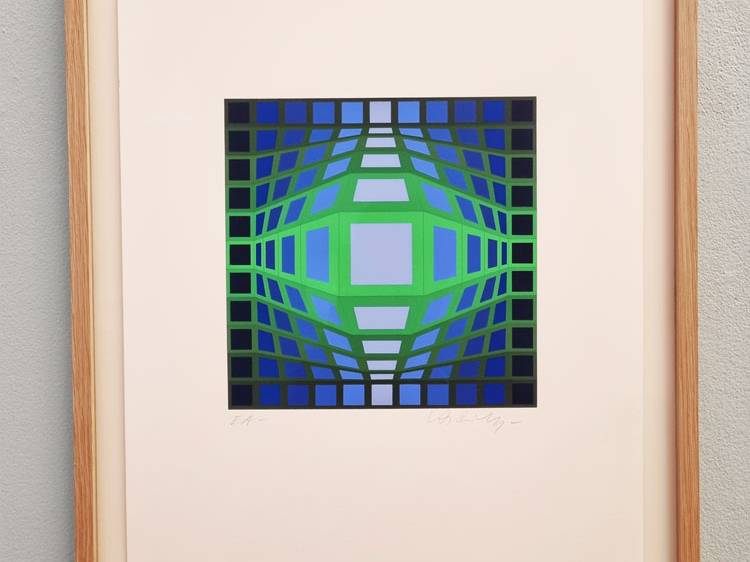 serigraphie-vasarely-gyemant galerie odile vevey