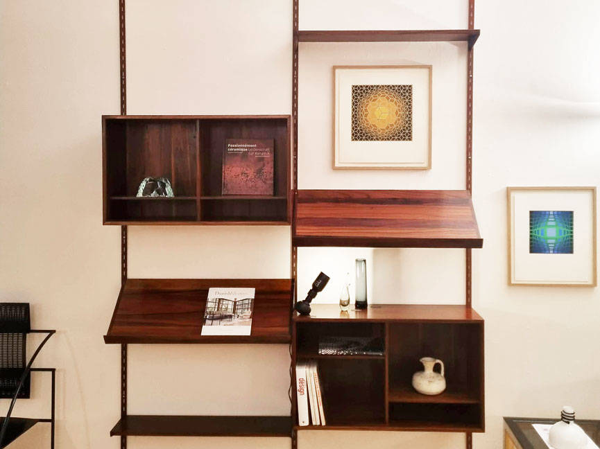 etagere-kai-kristiansen-palissandre galerie odile vevey